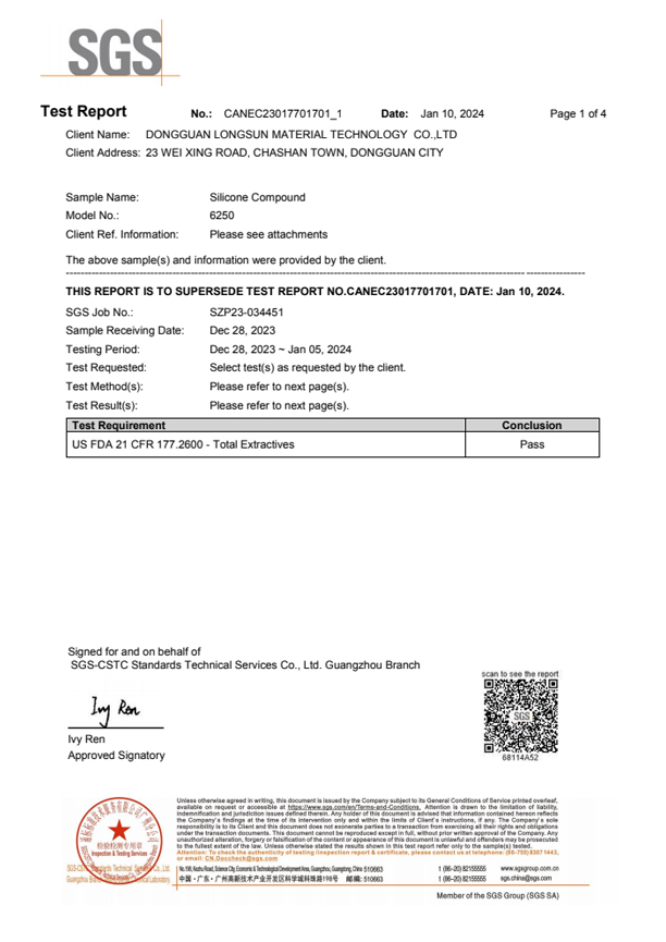 Silicone-Food Grade FDA USA